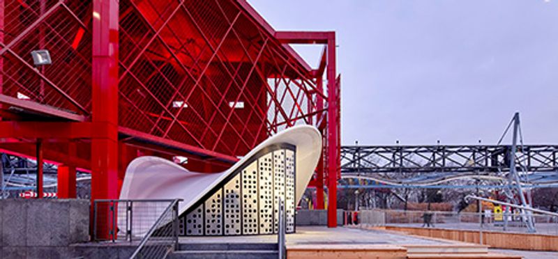 BTA RÉALISE UNE TENTE PARABOLOÏDE HYPERBOLIQUE POUR LE PARC DE LA VILLETTE