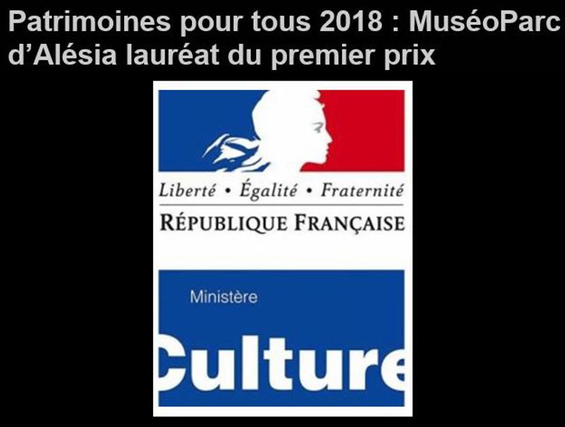Le MuséoParc d’Alésia récompensé