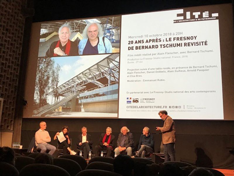 Bernard Tschumi 'live' en octobre 2018