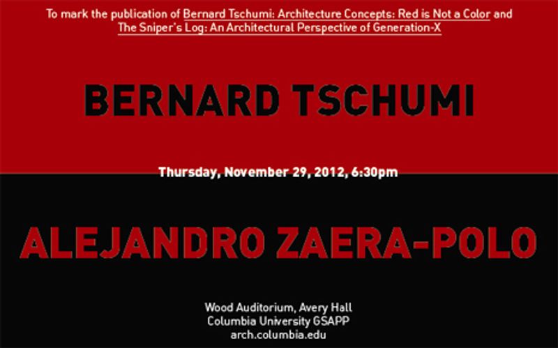 Livres d’ Architecture. Discussion à Columbia University