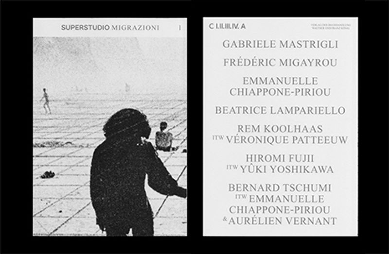 Superstudio Exhibition with a contribution from Bernard Tschumi