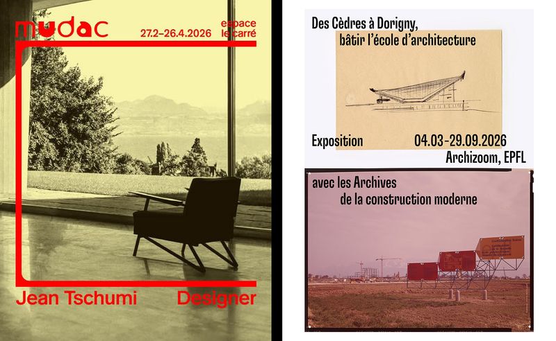 TWO EXHIBITIONS CELEBRATING JEAN TSCHUMI OPEN IN LAUSANNE